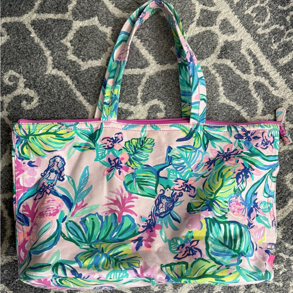 Lilly Pulitzer mermaid tote large
